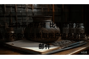 比特派币存储  比特派官方皆备不会发送索取账户信息的邮件