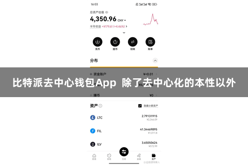 比特派去中心钱包App  除了去中心化的本性以外