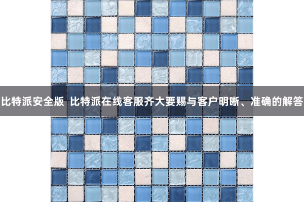 比特派安全版 比特派在线客服齐大要赐与客户明晰、准确的解答