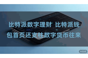 比特派数字理财  比特派钱包首页还支柱数字货币往来